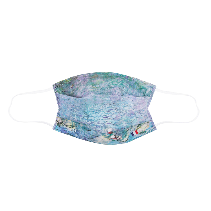 Masque réutilisable en tissu Monet - Les Nymphéas Matin