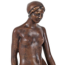 Statuette Femme assise sur ses talons d'après Aristide Maillol