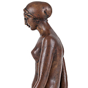 Statuette Femme assise sur ses talons d'après Aristide Maillol