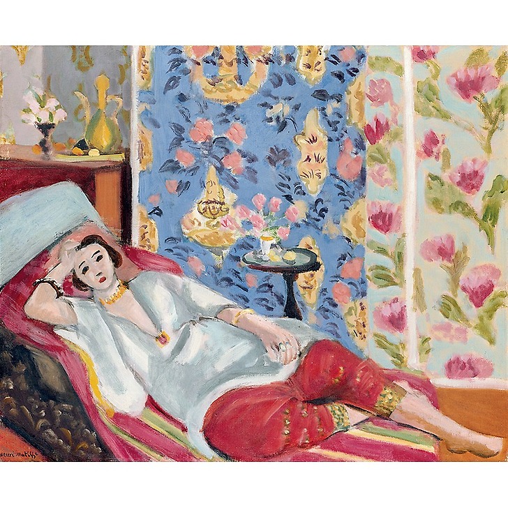 Affiche Odalisque à la culotte rouge